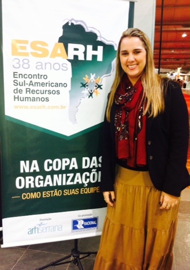 Cristiane Barreto at ESARH, the South American Human Resources Conference, Gramado
