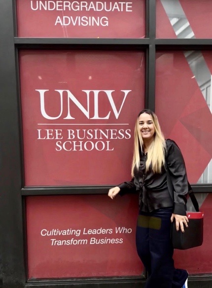 Cristiane Barreto at the UNLV Lee Business School, University of Nevada, Las Vegas